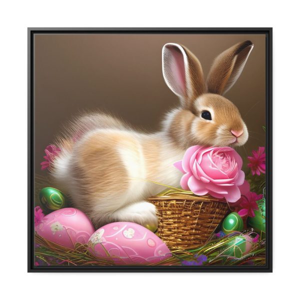 88302-306.jpg Cute Easter Bunny I Framed Canvas