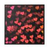 88302-31.jpg Heart Bokeh Framed Canvas