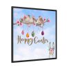 88302-310.jpg Easter Eggs, Rabbit And Birds Framed Canvas