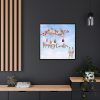 88302-314.jpg Easter Eggs, Rabbit And Birds Framed Canvas