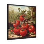 Cooking Tomatoes Framed Canvas
