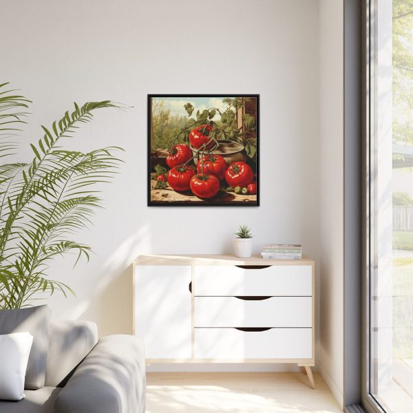 88302-323.jpg Cooking Tomatoes Framed Canvas