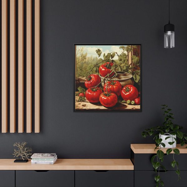 88302-324.jpg Cooking Tomatoes Framed Canvas