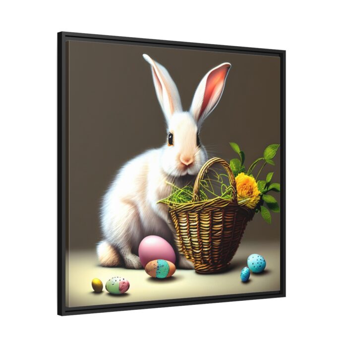 Cute Easter Bunny II Framed Canvas - Image 1
