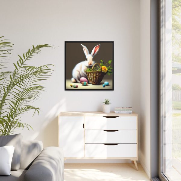 88302-328.jpg Cute Easter Bunny II Framed Canvas