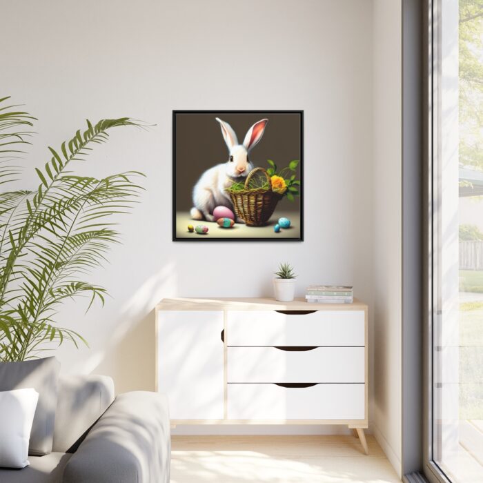 Cute Easter Bunny II Framed Canvas - Image 4