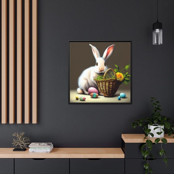 88302-329.jpg Cute Easter Bunny II Framed Canvas