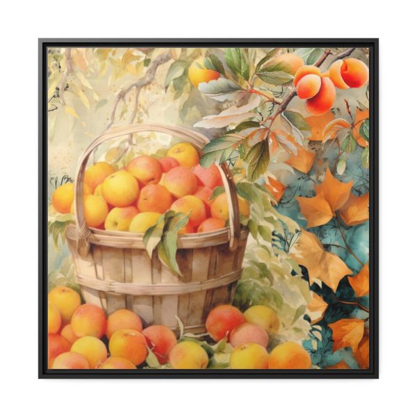 88302-341.jpg Peach Harvest Calendar Framed Canvas