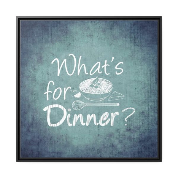 88302-371.jpg What's For Dinner Framed Canvas