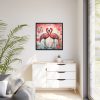 88302-388.jpg Valentine Flamingo Framed Canvas
