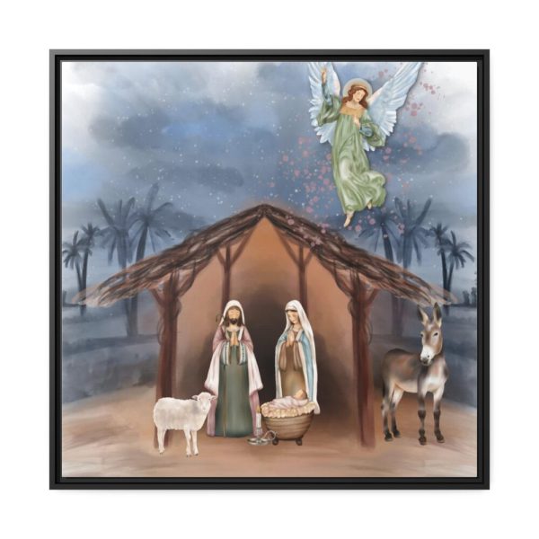 88302-396.jpg Nativity Scene Framed Canvas