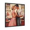 88302-40.jpg Retro Kitchen Romance Framed Canvas