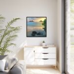 Island Paradise Hawaii Tropical Framed Canvas - Image 4