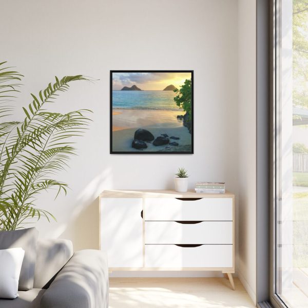 88302-408.jpg Island Paradise Hawaii Tropical Framed Canvas