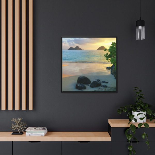 88302-409.jpg Island Paradise Hawaii Tropical Framed Canvas