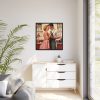 88302-43.jpg Retro Kitchen Romance Framed Canvas