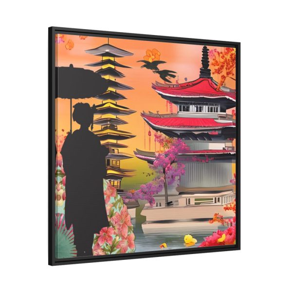 88302-45.jpg Japan Geisha Japanese Framed Canvas