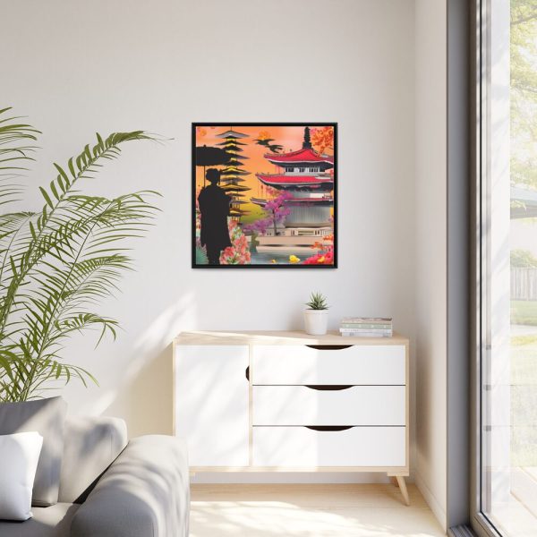 88302-48.jpg Japan Geisha Japanese Framed Canvas