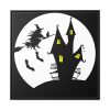88302-61.jpg Witch Flying in Dark Framed Canvas