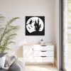 88302-63.jpg Witch Flying in Dark Framed Canvas