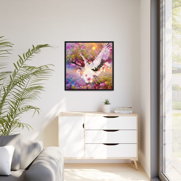 88302-8.jpg Magnificent Pink Pear Blossom Garden Framed Canvas