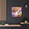 88302-9.jpg Magnificent Pink Pear Blossom Garden Framed Canvas