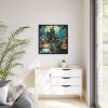 88302-93.jpg Halloween Night Witch Framed Canvas