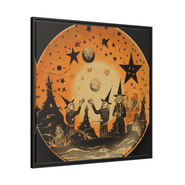 88302-95.jpg Halloween Witches Framed Canvas