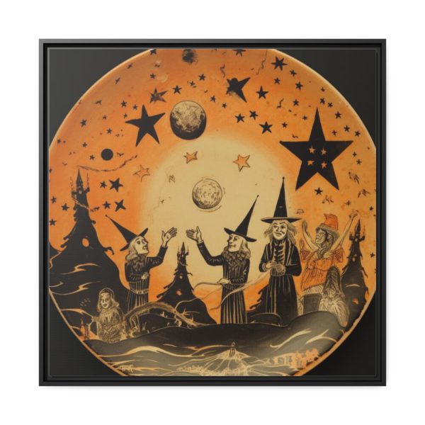 88302-96.jpg Halloween Witches Framed Canvas