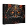 91624-1.jpg Halloween Mystic Black Cat Standard Canvas
