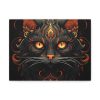 91624.jpg Halloween Mystic Black Cat Standard Canvas