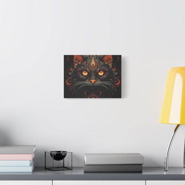 91624-2.jpg Halloween Mystic Black Cat Standard Canvas