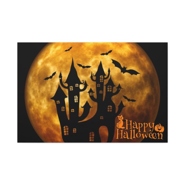 91638-106.jpg Halloween Castle Weird Surreal Atmosphere Standard Canvas