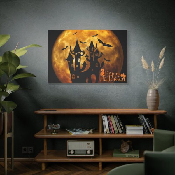 91638-109.jpg Halloween Castle Weird Surreal Atmosphere Standard Canvas