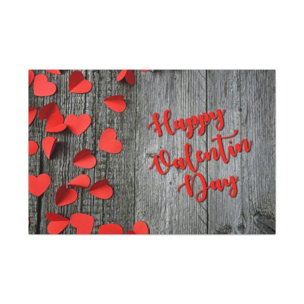 Valentines Day Red Heart Standard Canvas