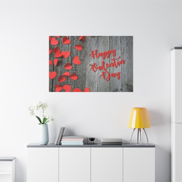 Valentines Day Red Heart Standard Canvas