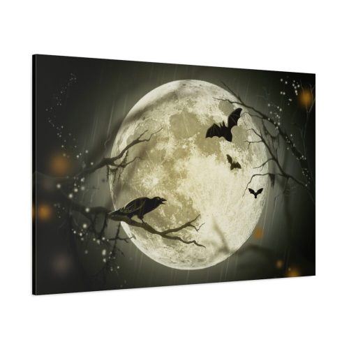 91638-120.jpg Full Moon on Halloween Standard Canvas