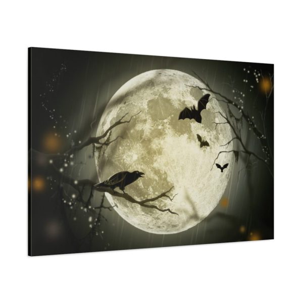 91638-120.jpg Full Moon on Halloween Standard Canvas