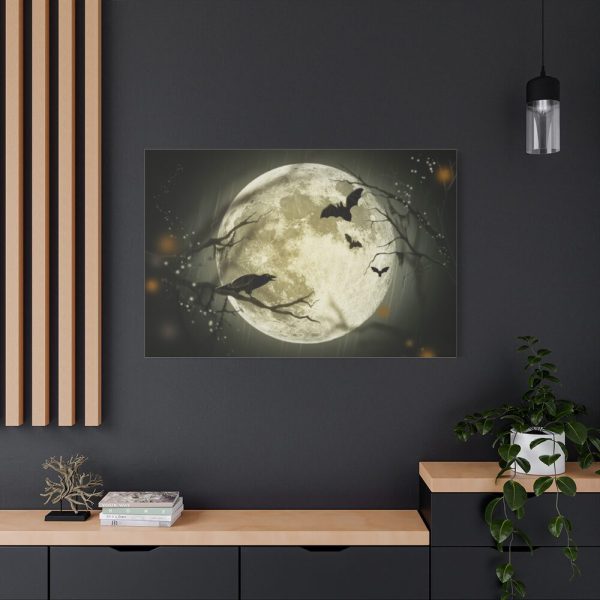 91638-123.jpg Full Moon on Halloween Standard Canvas