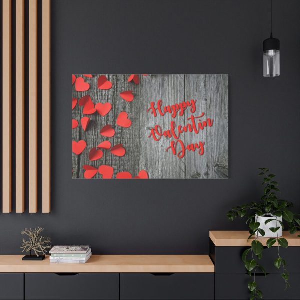 Valentines Day Red Heart Standard Canvas