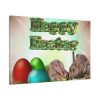 91638-160.jpg Two Easter Bunny with Eggs Standard Canvas