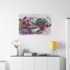 91638-172.jpg Flowers And Bats Halloween Standard Canvas