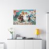 91638-177.jpg Vintage Easter Bunny Chick Standard Canvas