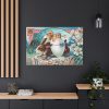91638-178.jpg Vintage Easter Bunny Chick Standard Canvas