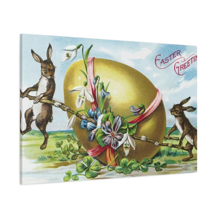 Vintage Easter Standard Canvas - Image 1