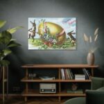 Vintage Easter Standard Canvas - Image 5