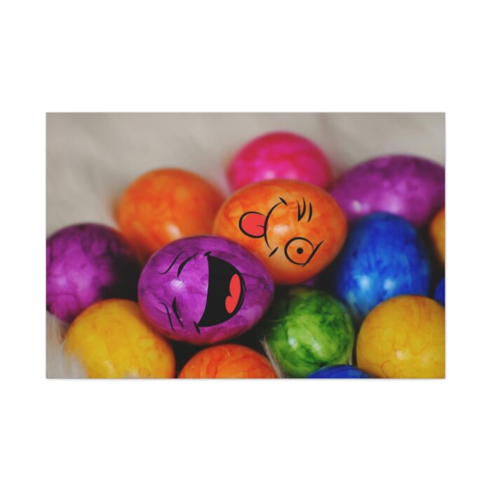 Happy Easter Eggs Standard Canvas - Image 2