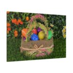 Basket Easter Eggs Standard Canvas