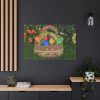 Basket Easter Eggs Standard Canvas