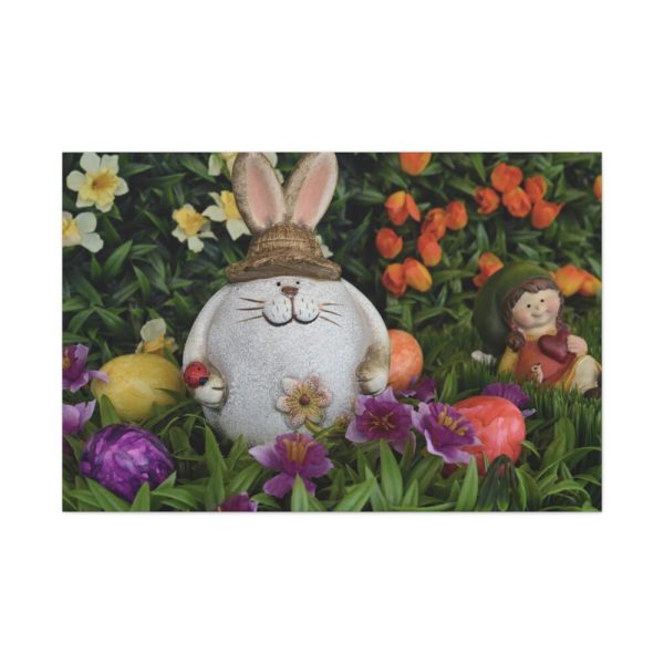 91638-216.jpg Easter Bunny in Spring Standard Canvas